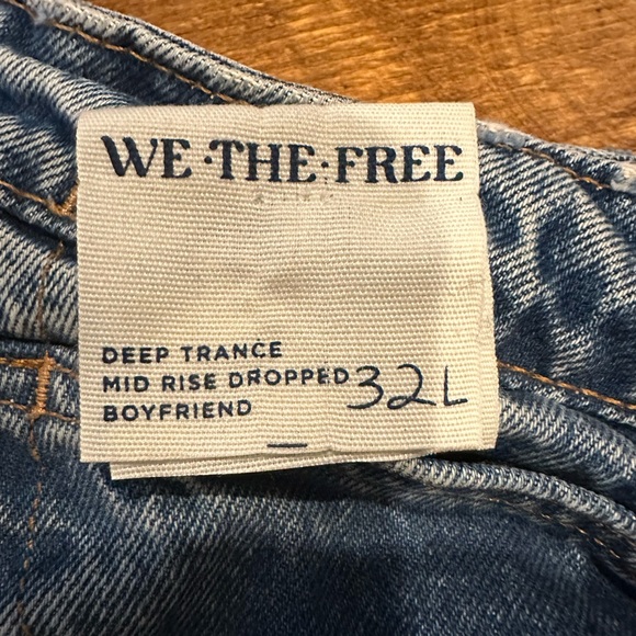 We The Free 💙 Deep Trance Dropped BF Jean - Picture 6 of 7